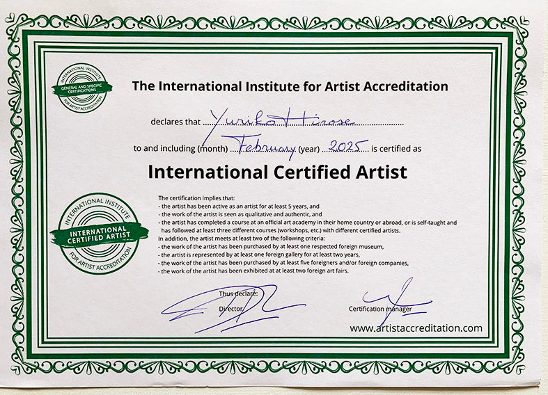 国際認定Artist ,   Internationally Certified Artist